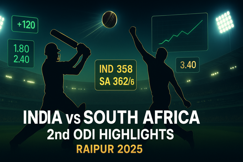 India vs South Africa 2nd ODI Highlights Raipur 2025: Full Match Breakdown & Key Moments