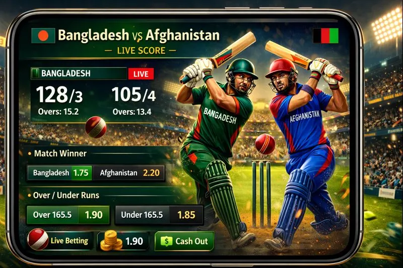 Bangladesh vs Afghanistan Live Score: Real-Time Updates, Playing XI, Highlights & Match Analysis