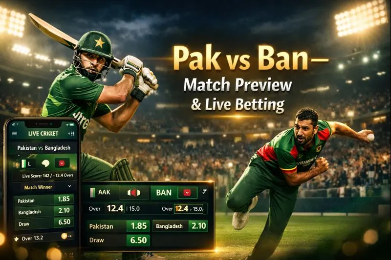 Pak vs Ban: Match Preview, Playing XI, Live Updates & Key Highlights