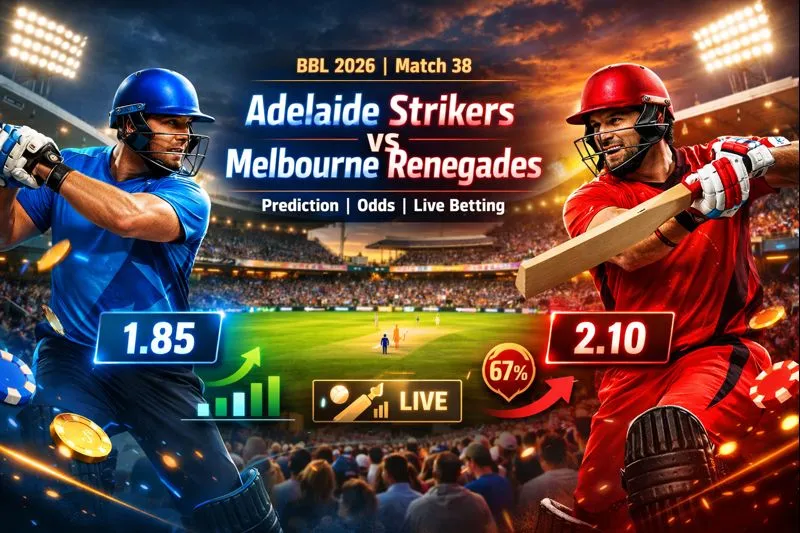 Adelaide Strikers vs Melbourne Renegades: Prediction, Odds & Preview