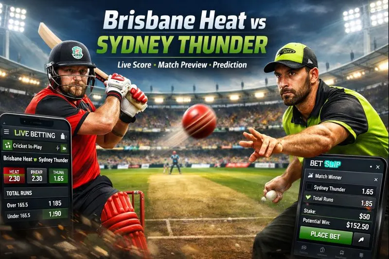 Brisbane Heat vs Sydney Thunder: Live Score, Preview & Prediction