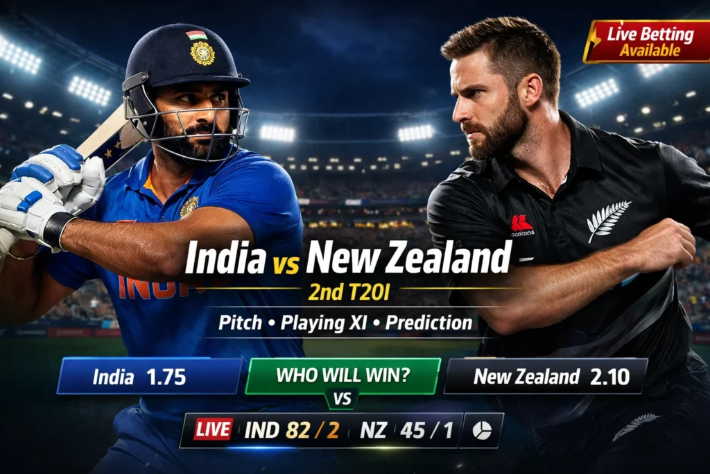 India s New Zealand (2nd T20I)
