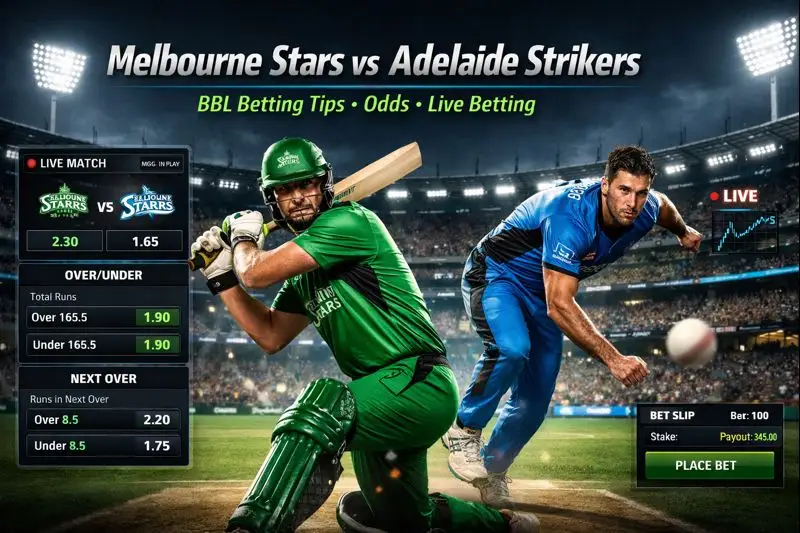 Melbourne Stars vs Adelaide Strikers BBL Betting Tips & Odds Guide