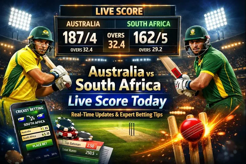Australia vs South Africa Live Score Today: Real-Time Updates, Match Highlights & Expert Insights