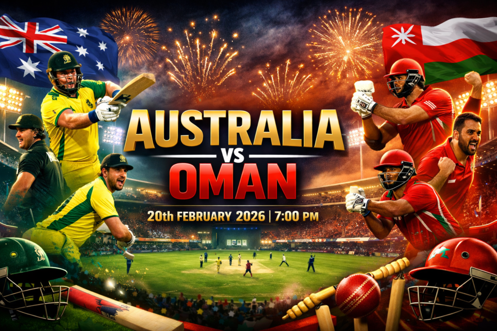 Australia vs Oman T20I